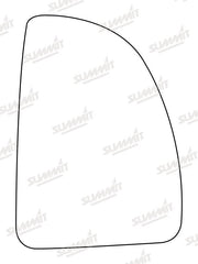 Summit Heated Base Plate With Standard Mirror Glass fits Citroen Jumper / Fiat Ducato RHS Summit - Dynamic Drive