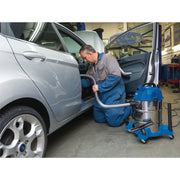 Draper Wet and Dry Vacuum Cleaner with Stainless Steel Tank, 30L, 1600W 20523 Draper - Dynamic Drive