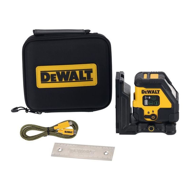 Dewalt Power Tools DCLE14201 USB Cross Line Green Beam Laser DeWALT Power Tools - Dynamic Drive