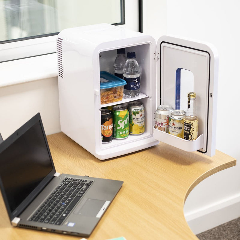 Baridi Mini Fridge/Warmer 15L Capacity 12V/230V - White DH94 Baridi - Dynamic Drive