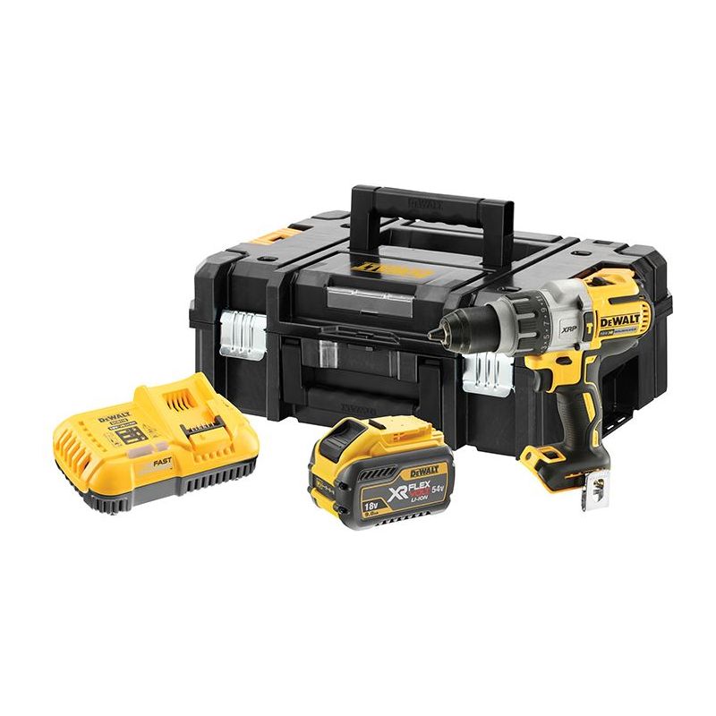 Dewalt Power Tools DCD996X1 XR Brushless Combi Drill 18V 1 x 9.0/3.0Ah FlexVolt Li-ion DeWALT Power Tools - Dynamic Drive