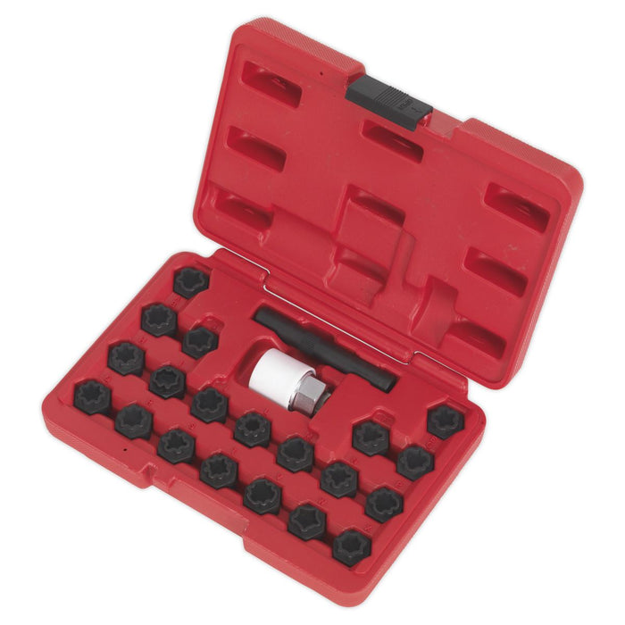 Sealey Locking Wheel Nut Key Set 22pc Audi SX206 Sealey - Dynamic Drive