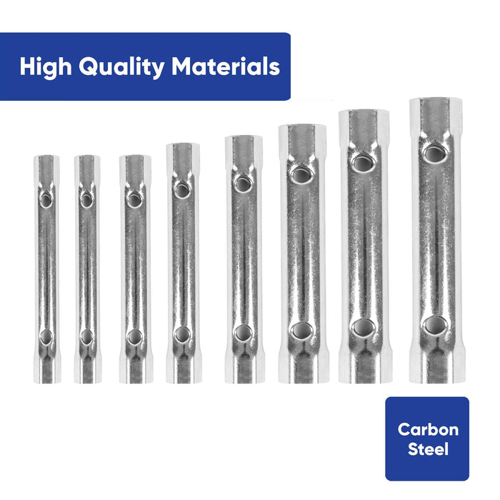 Streetwize 10 Piece Versatile Carbon Steel Box spanner set Streetwize - Dynamic Drive