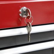 Sealey Topchest 6 Drawer with Ball-Bearing Slides Red/Grey AP2201BB Sealey - Dynamic Drive