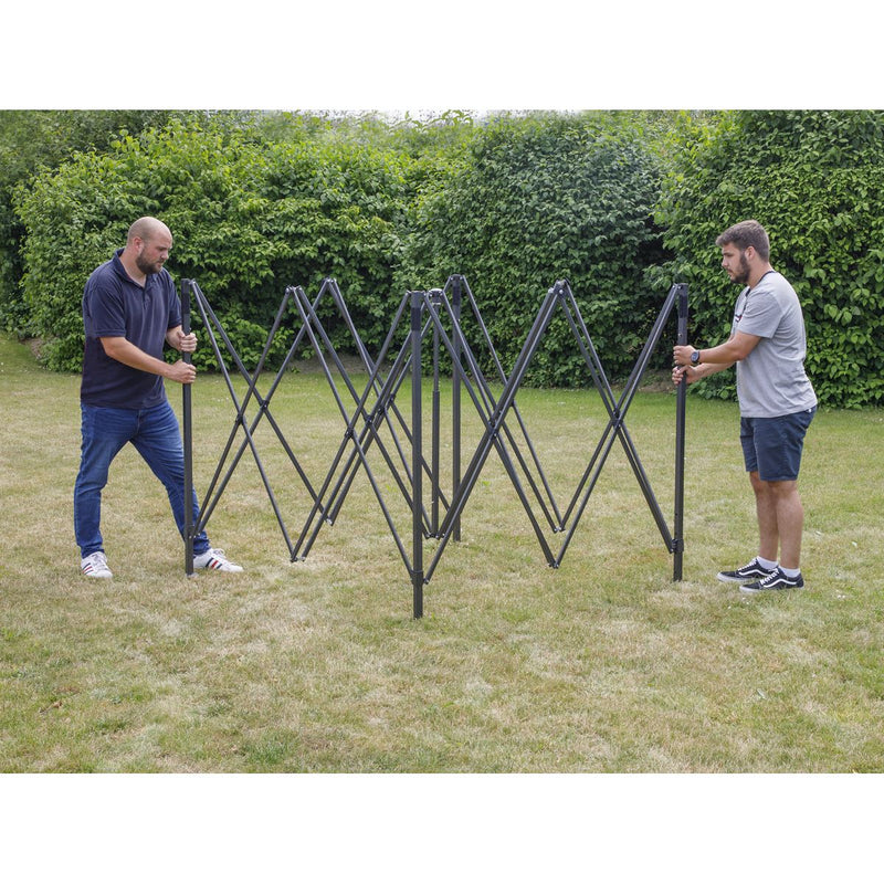 Dellonda Premium 3 x 3m Pop-Up Gazebo - Beige Dellonda  - Dynamic Drive