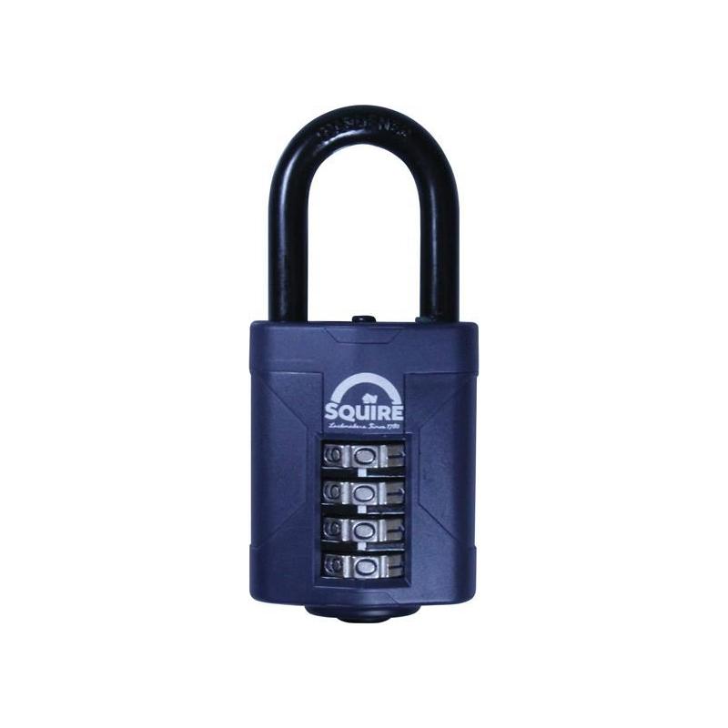 Squire CP50/1.5 Combination Padlock 4-Wheel 50mm Long Shackle 38mm Squire - Dynamic Drive