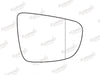 Summit Stick-On Aspheric Mirror Glass fits Kia Carens 13 to 17 RHS Summit - Dynamic Drive