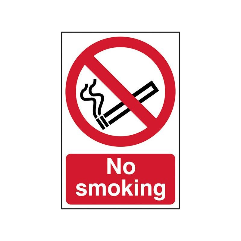 Scan No Smoking - PVC Sign 400 x 600mm Scan - Dynamic Drive