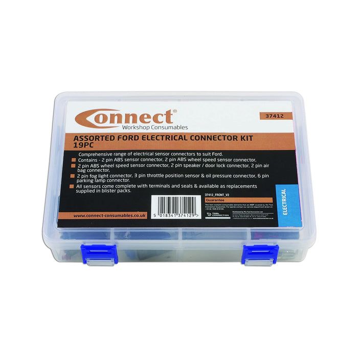 Connect Assorted ford Electrical Connector Kit 19pc 37412 Tool Connection - Dynamic Drive