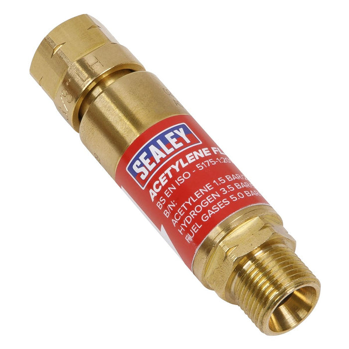Sealey Acetylene Flash Back Arrestor SGA4/FBA Sealey - Dynamic Drive