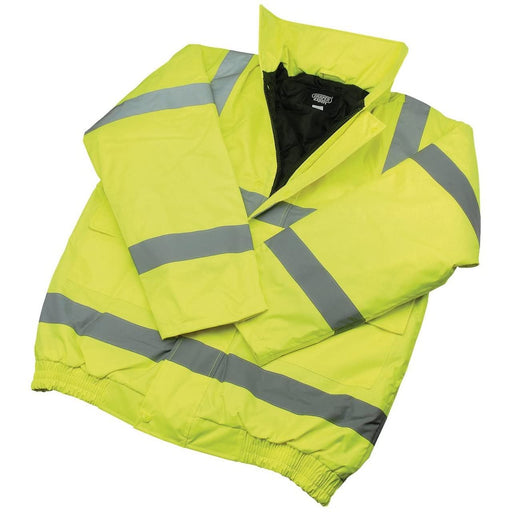 Draper High Visibility Bomber Jacket, Size L 84725 Draper - Dynamic Drive