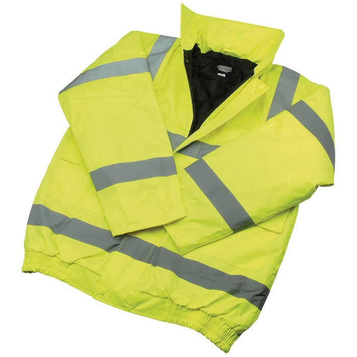 Draper High Visibility Bomber Jacket, Size L 84725 Draper - Dynamic Drive