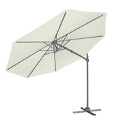 Dellonda Cantilever Parasol with 360 Rotation, Tilt & Cover 3m - Cream Dellonda - Dynamic Drive