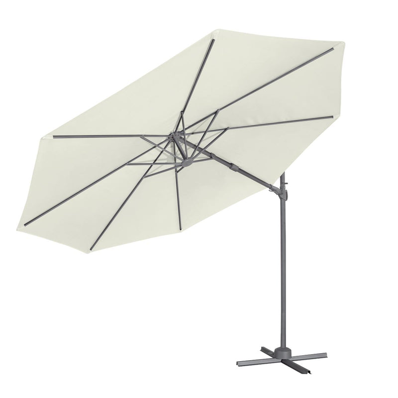 Dellonda Cantilever Parasol with 360 Rotation, Tilt & Cover 3m - Cream Dellonda - Dynamic Drive
