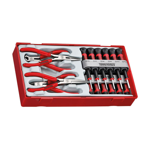 Teng Tools Mini Pliers & Screwdriver Set TT1 16 Pieces Teng Tools - Dynamic Drive