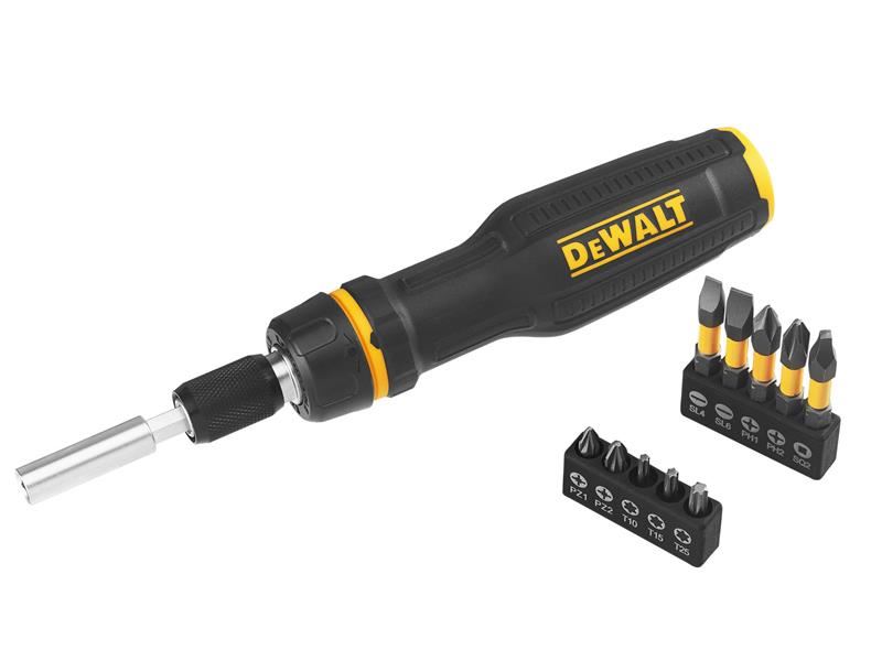 Dewalt Full Fit Telescoping Multi-bit Ratcheting Screwdriver + 10 Bits Dewalt - Dynamic Drive