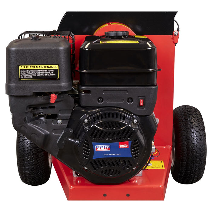 Sealey Wood Chipper 420cc 15hp 100mm Capacity SWC420 Sealey - Dynamic Drive