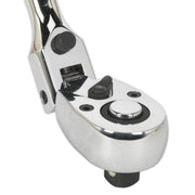 Sealey Flexi-Head Ratchet Wrench 1/2"Sq Drive Extendable AK6682 Sealey - Dynamic Drive