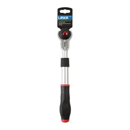 Laser Extending Swivel Head Ratchet 1/2"D 6720 Laser - Dynamic Drive