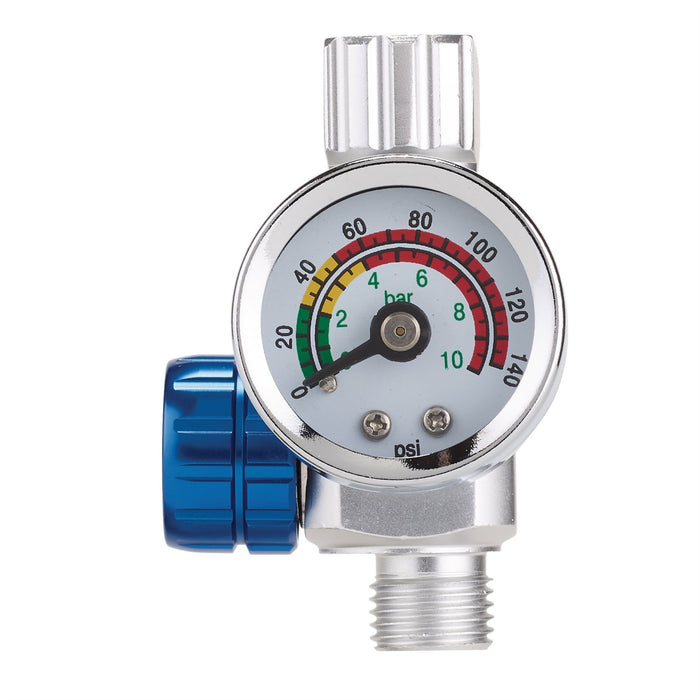 Draper 1/4" BSP On-Gun Air Regulator and Gauge, 140psi 28377 Draper - Dynamic Drive