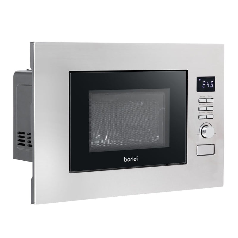 Baridi Integrated Microwave Oven 20L Capacity 900W - Stainless Steel Baridi - Dynamic Drive