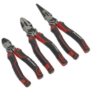 Sealey Pliers Set High Leverage 3pc AK8376 Sealey - Dynamic Drive