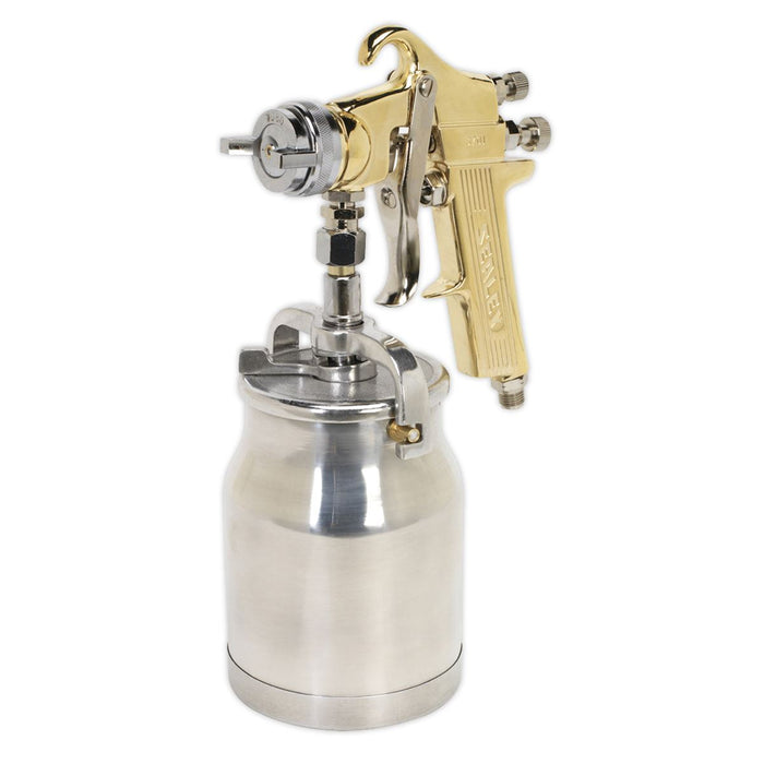 Sealey Spray Gun Professional Suction Feed 1.8mm Set-Up S701 Sealey - Dynamic Drive