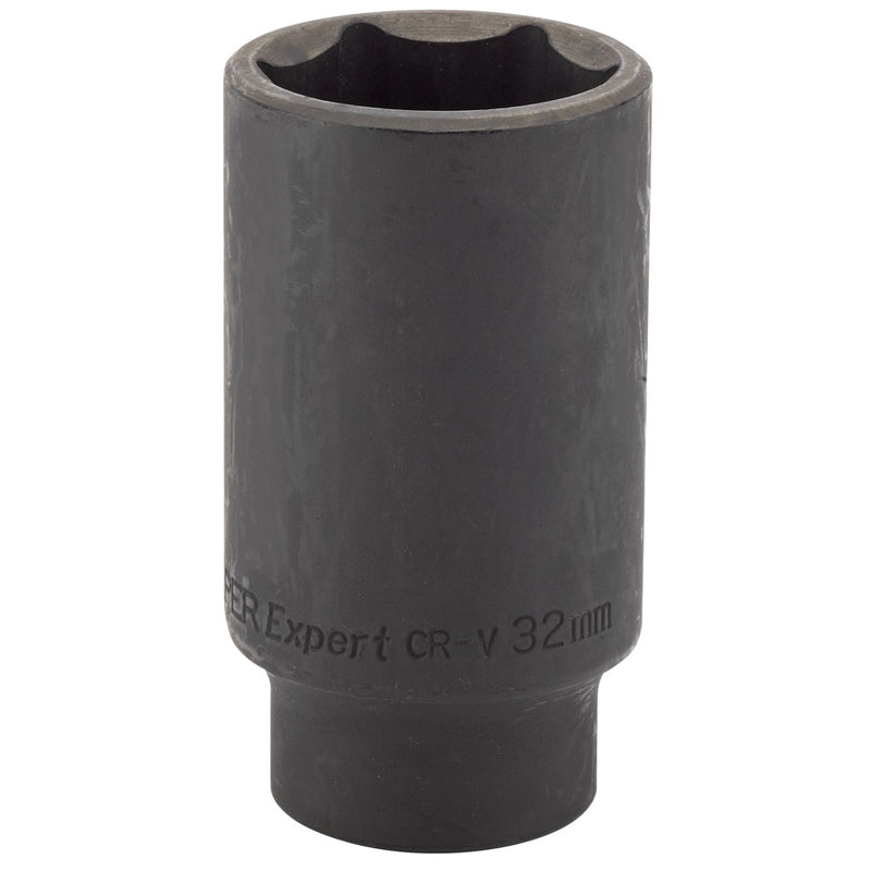 Draper Deep Impact Socket, 1/2" Sq. Dr., 32mm (Sold Loose) 35518 Draper - Dynamic Drive
