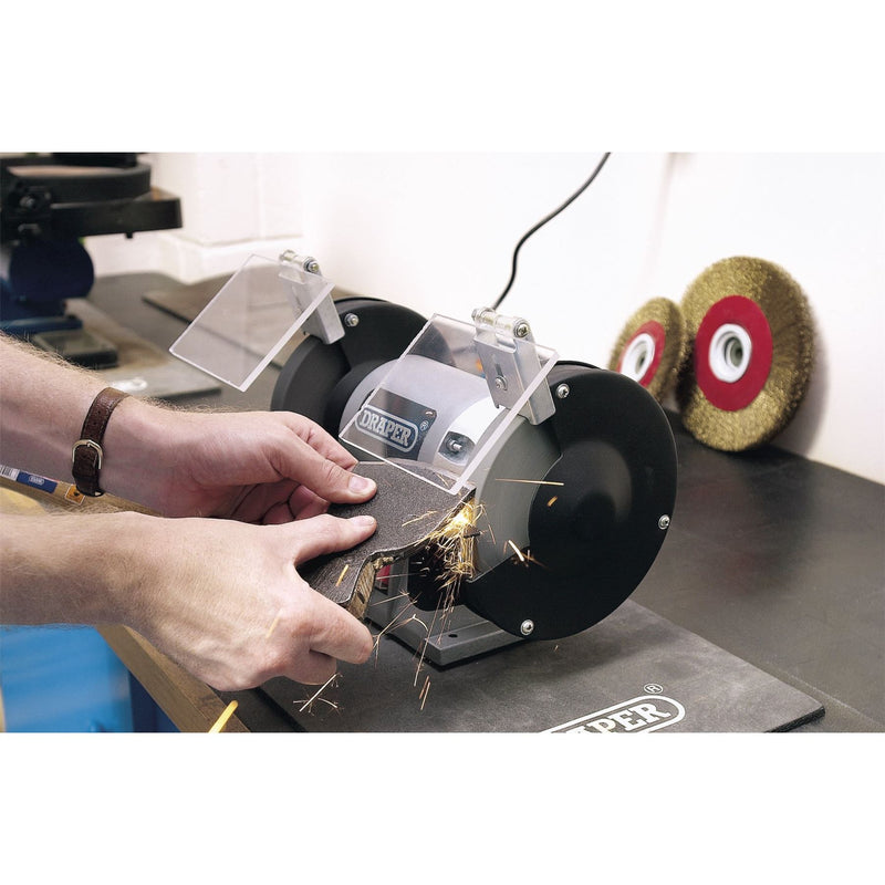 Draper Bench Grinder, 150mm, 250W 66804 Draper - Dynamic Drive
