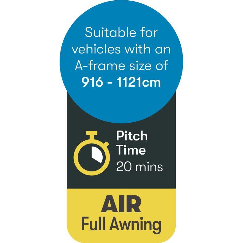 Ceres Air Awning (981 - 1015 : size 9 : M) 12020609000001 Westfield - Dynamic Drive