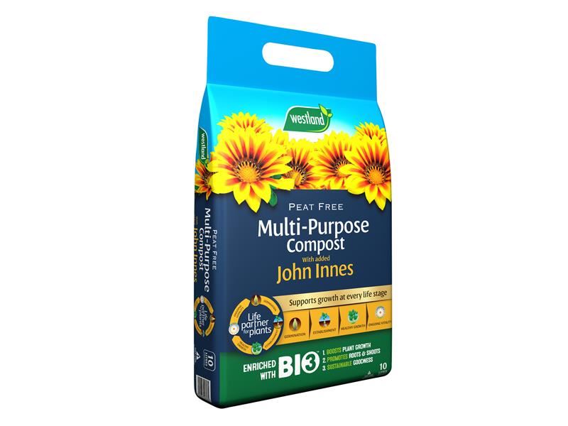 Westland Westland Peat Free Multi-Purpose Compost with John Innes 10 litre Westland - Dynamic Drive