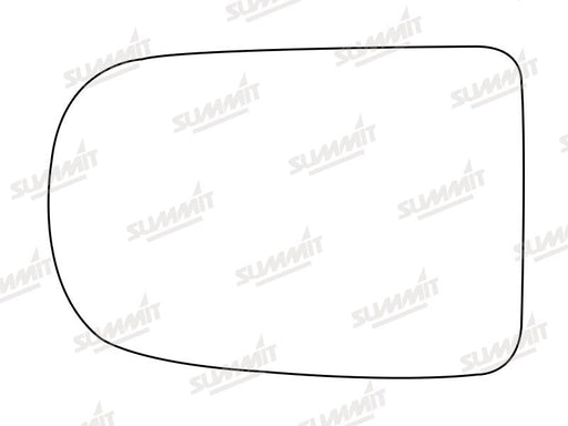 Summit Stick-On Standard Mirror Glass fits Daihatsu Mira LHS Summit - Dynamic Drive