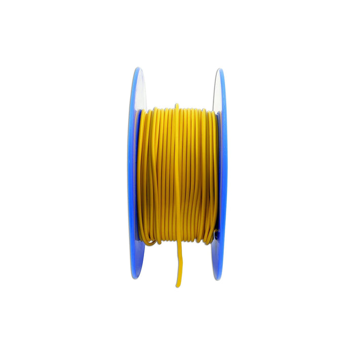 Connect Yellow Single Core Auto Cable 28/0.30 50m 30017 Tool Connection - Dynamic Drive