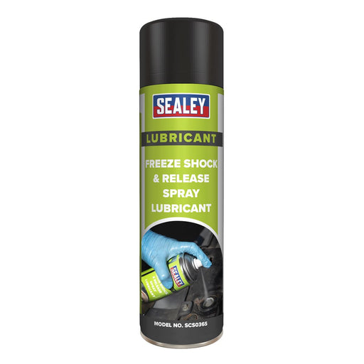 Sealey Freeze Shock & Release Spray Lubricant 500ml Single SCS036S Sealey  - Dynamic Drive