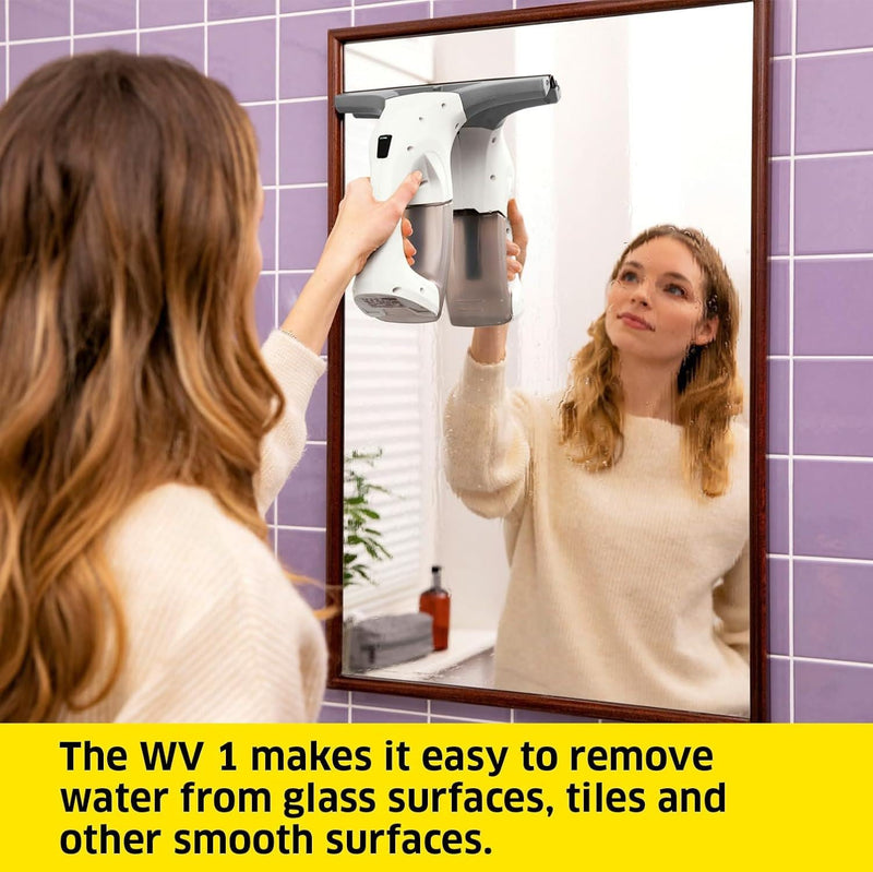Karcher WV1 Window Vac Cleaner Lightweight Compact Fast Vacuum Floors Worktops Karcher - Dynamic Drive