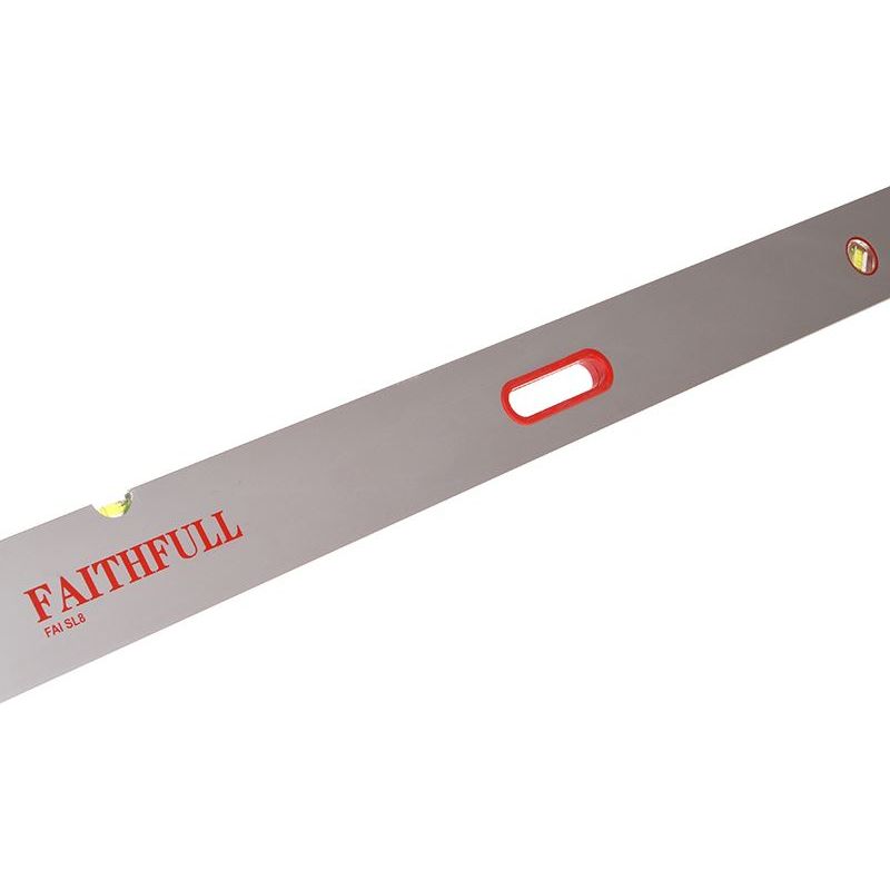 Faithfull Screeding Level 2.4m (8ft) 3 Vial & Grips Faithfull - Dynamic Drive