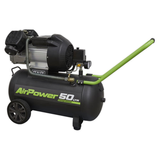Sealey Air Compressor 50L V-Twin Direct Drive 3hp SAC5030VE Sealey - Dynamic Drive
