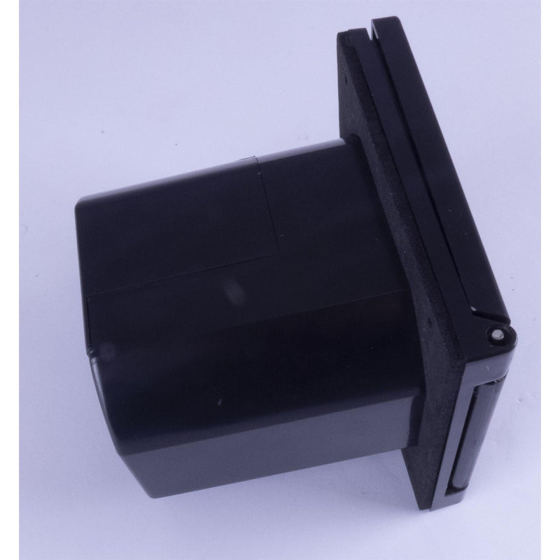 Mains 230V 16A Flush Hook Up Socket Caravan Motorhome Camper Van RV Black Powerpart  - Dynamic Drive