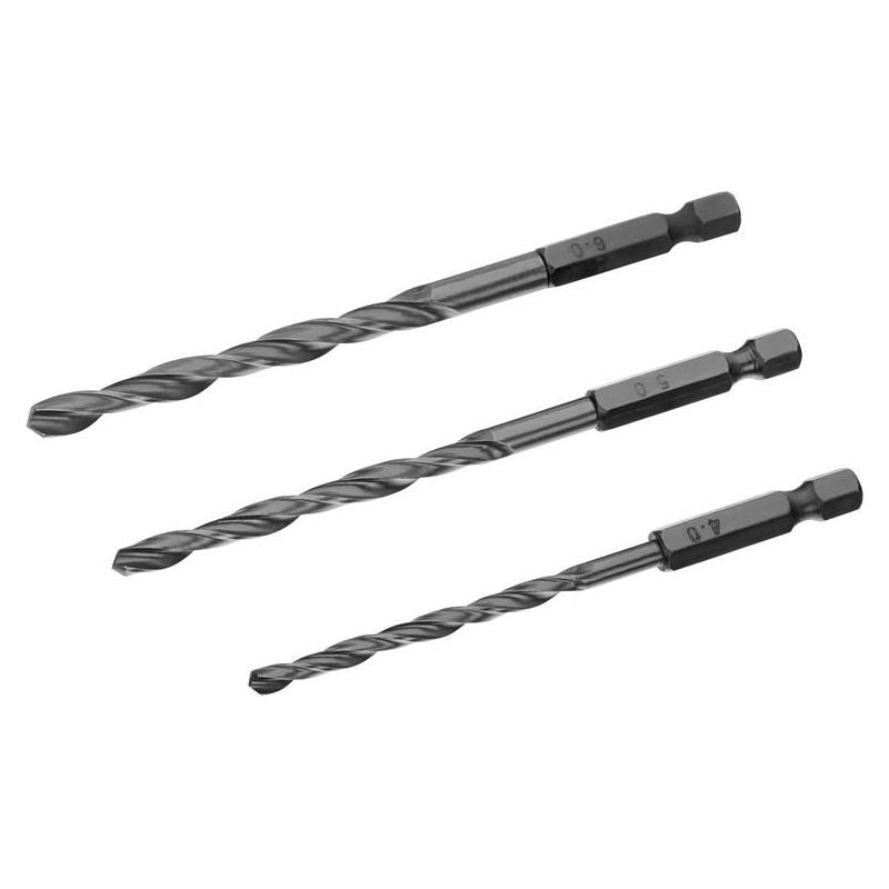 Irwin® HSS Drill Bit Hex Shank Bit Set, 3 Piece IRWIN® - Dynamic Drive