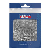 Sealey Flat Washer Stainless Steel M6, DIN 125 - Pack of 100 SSW6 Sealey - Dynamic Drive