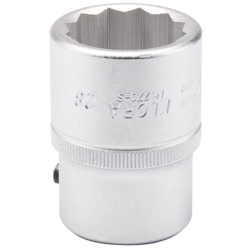 Draper Elora Bi-Hexagon Socket, 3/4" Sq. Dr., 28mm 00765 Draper - Dynamic Drive