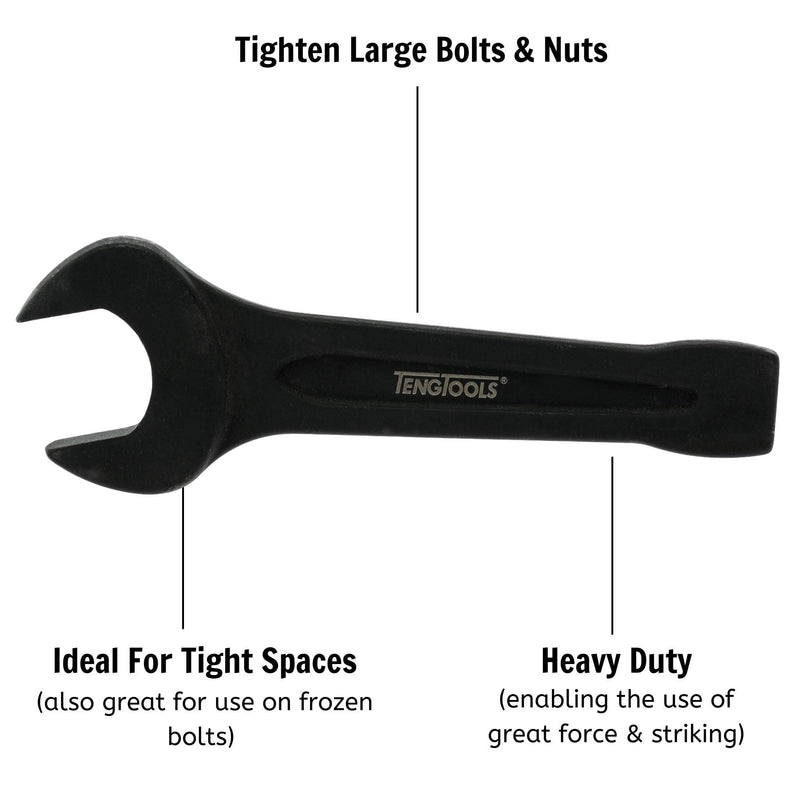 Teng Tools Open End Slogging Wrench Metric 55mm Teng Tools - Dynamic Drive