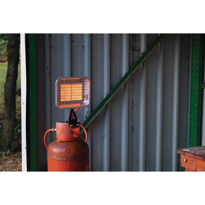 Draper Bottle-Mounted Propane Space Heater, 15,354 BTU/4.5kW 07866 Draper - Dynamic Drive