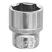 Sealey WallDrive Socket 19mm 3/8"Sq Drive S0586 Sealey - Dynamic Drive