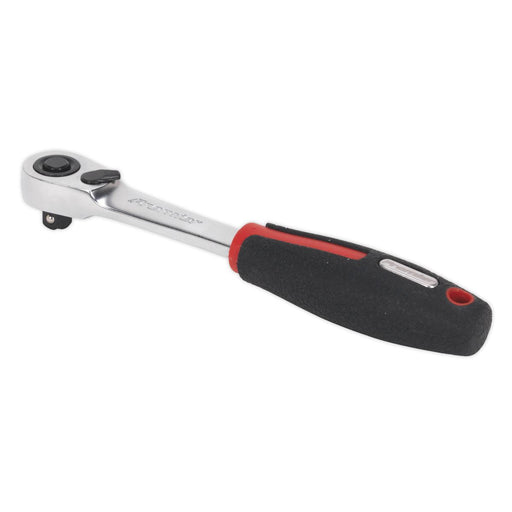 Sealey Ratchet Wrench 1/4"Sq Drive Compact Head 72-Tooth Flip Rev AK8980 Sealey  - Dynamic Drive