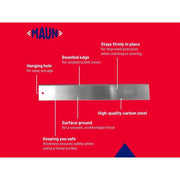 Maun Steel Straight Edge Imperial 30in Maun - Dynamic Drive