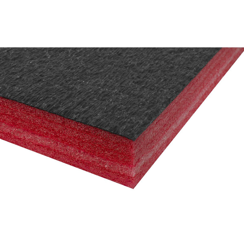 Sealey Easy Peel Shadow Foamï Red/Black 1200 x 550 x 50mm SF50R Sealey - Dynamic Drive