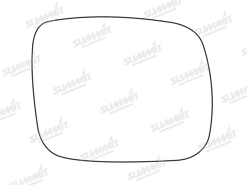 Summit Stick-On Standard Mirror Glass fits Mercedes V Class 97 on RHS Summit - Dynamic Drive