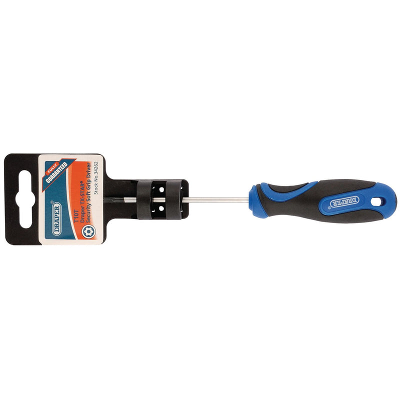 Draper TX-STAR Soft Grip Security Screwdriver, T10 34262 Draper - Dynamic Drive