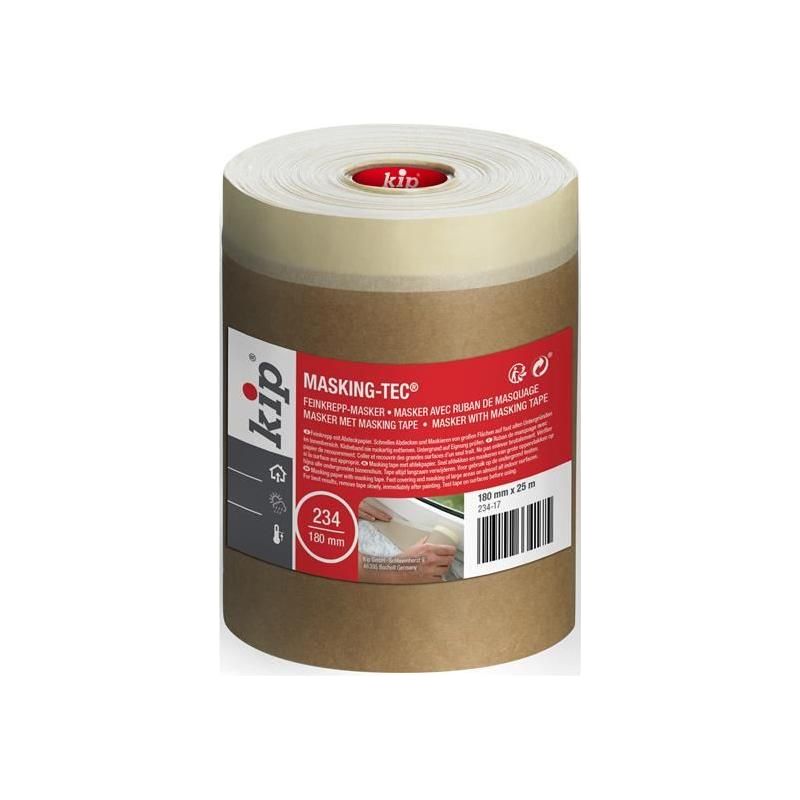 Kip® 234 Paper Masker Tape 180mm x 25m KIP® - Dynamic Drive